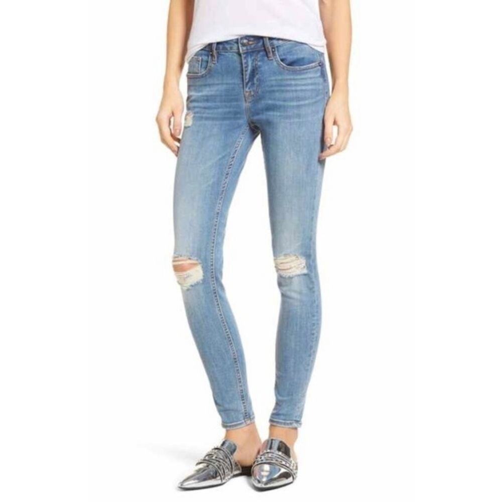 Vigoss Thompson Tomboy Destroyed Skinny Jeans 30